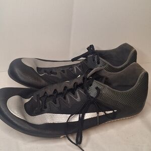 Nike Black and Gray Athletic Track And Field Shoes